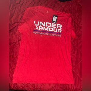 Under Armour Bold Red Short Sleeve Tee